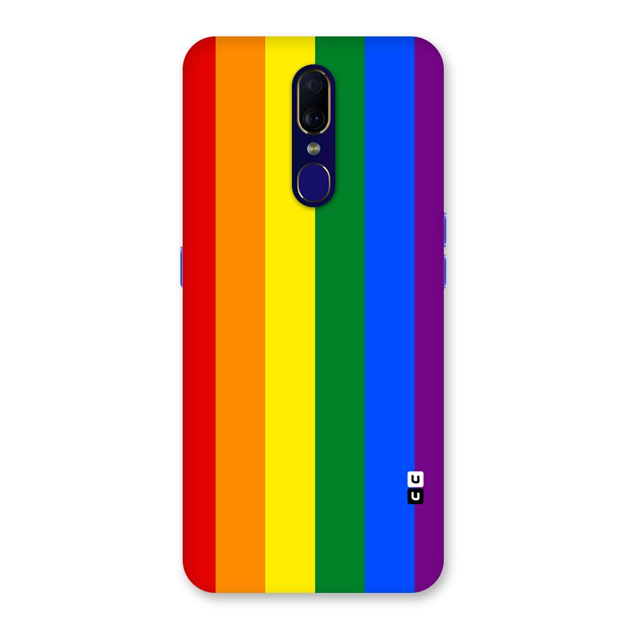 Pride Rainbow Stripes Back Case for Oppo A9