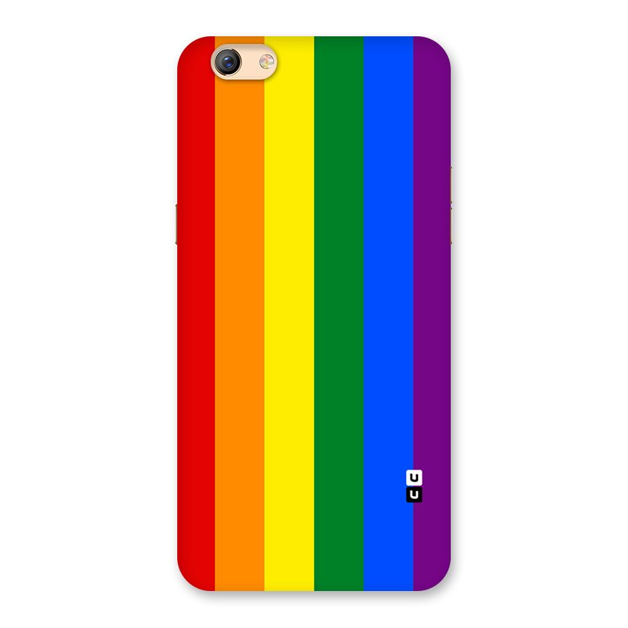 Pride Rainbow Stripes Back Case for Oppo F3 Plus
