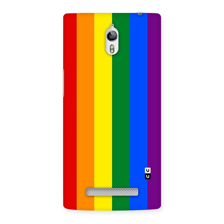 Pride Rainbow Stripes Back Case for Oppo Find 7