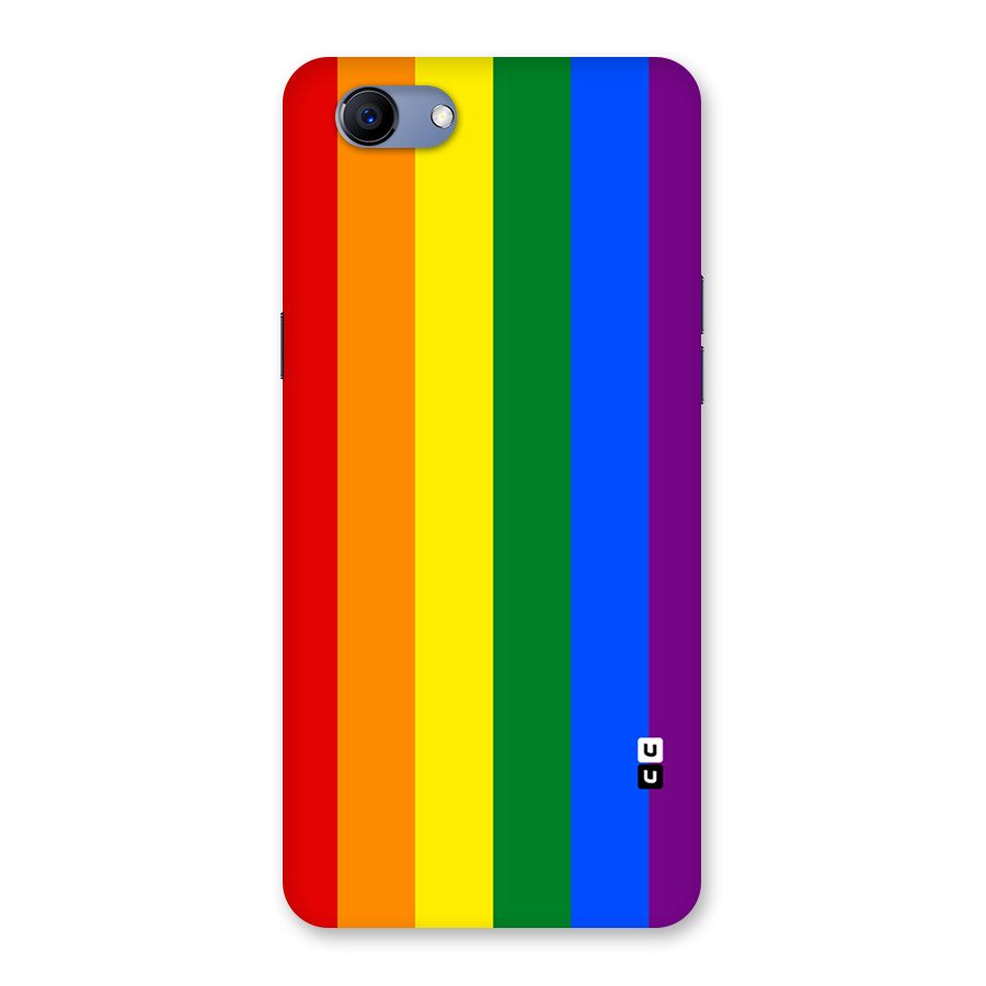 Pride Rainbow Stripes Back Case for Oppo Realme 1