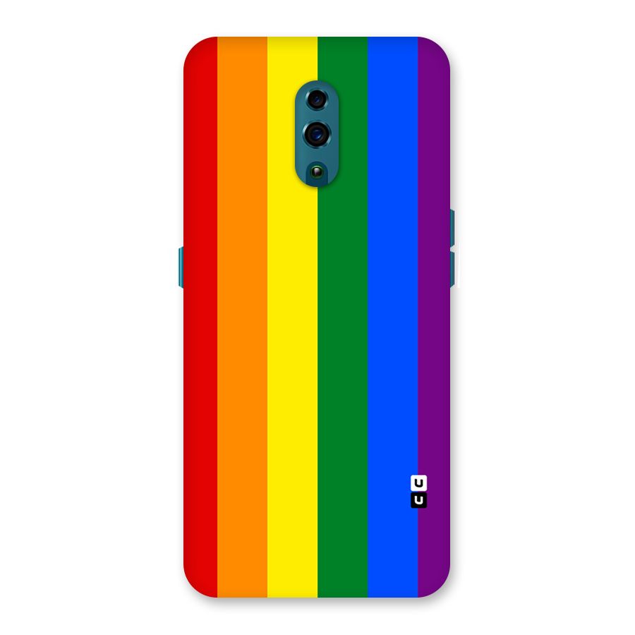 Pride Rainbow Stripes Back Case for Oppo Reno