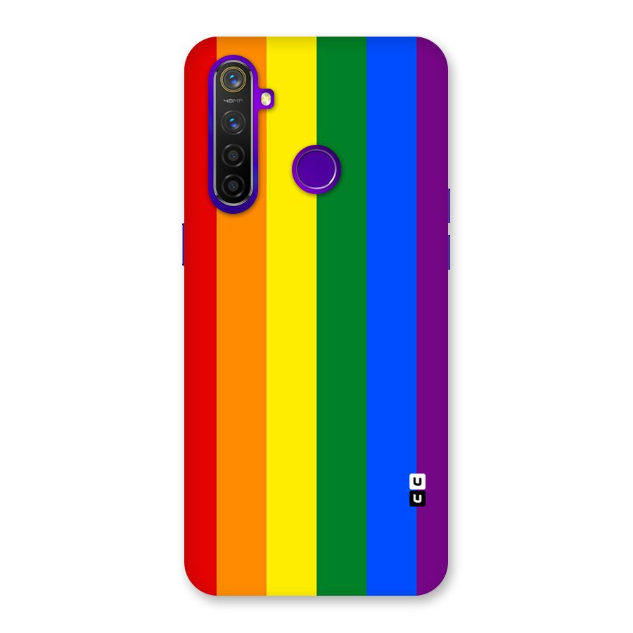 Pride Rainbow Stripes Back Case for Realme 5 Pro