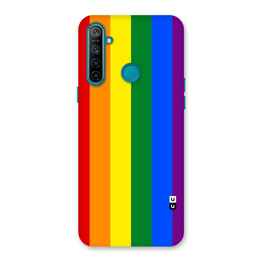 Pride Rainbow Stripes Back Case for Realme 5i