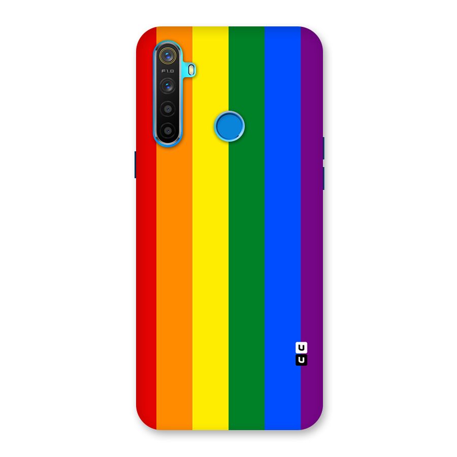 Pride Rainbow Stripes Back Case for Realme 5s