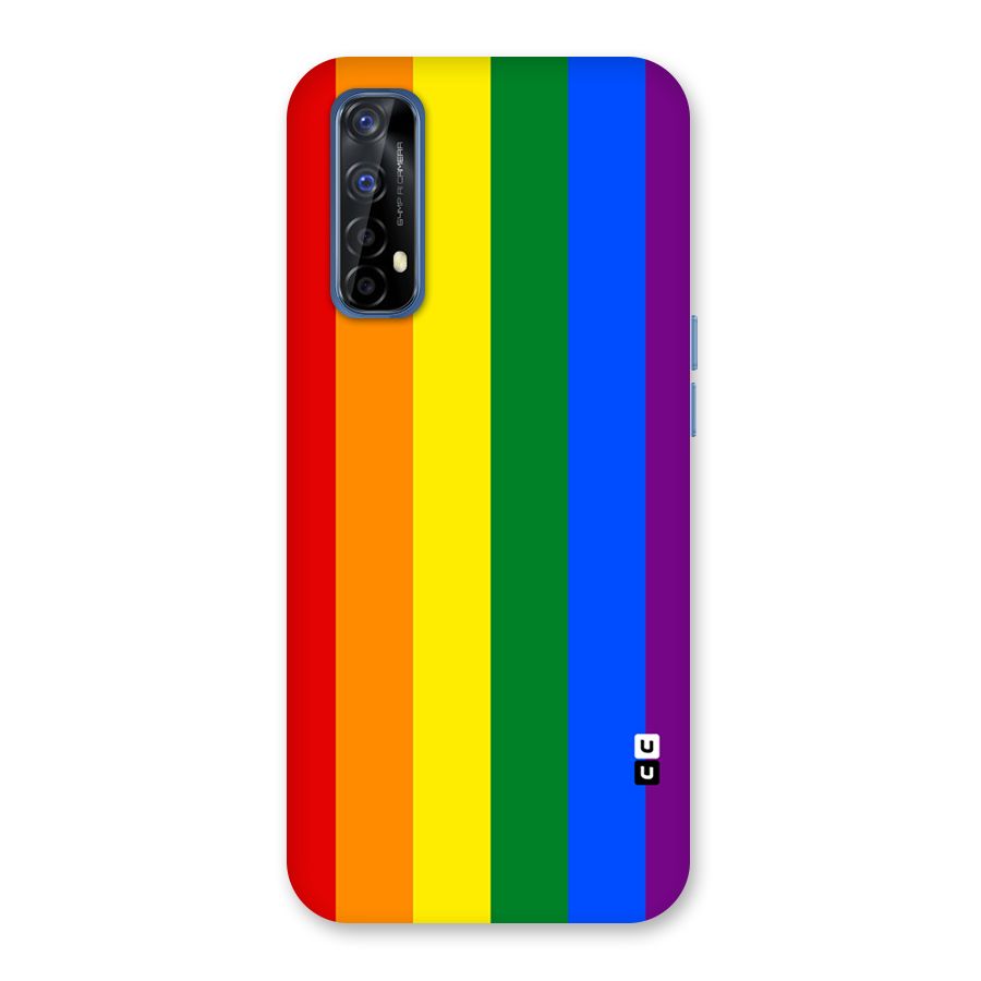 Pride Rainbow Stripes Back Case for Realme 7