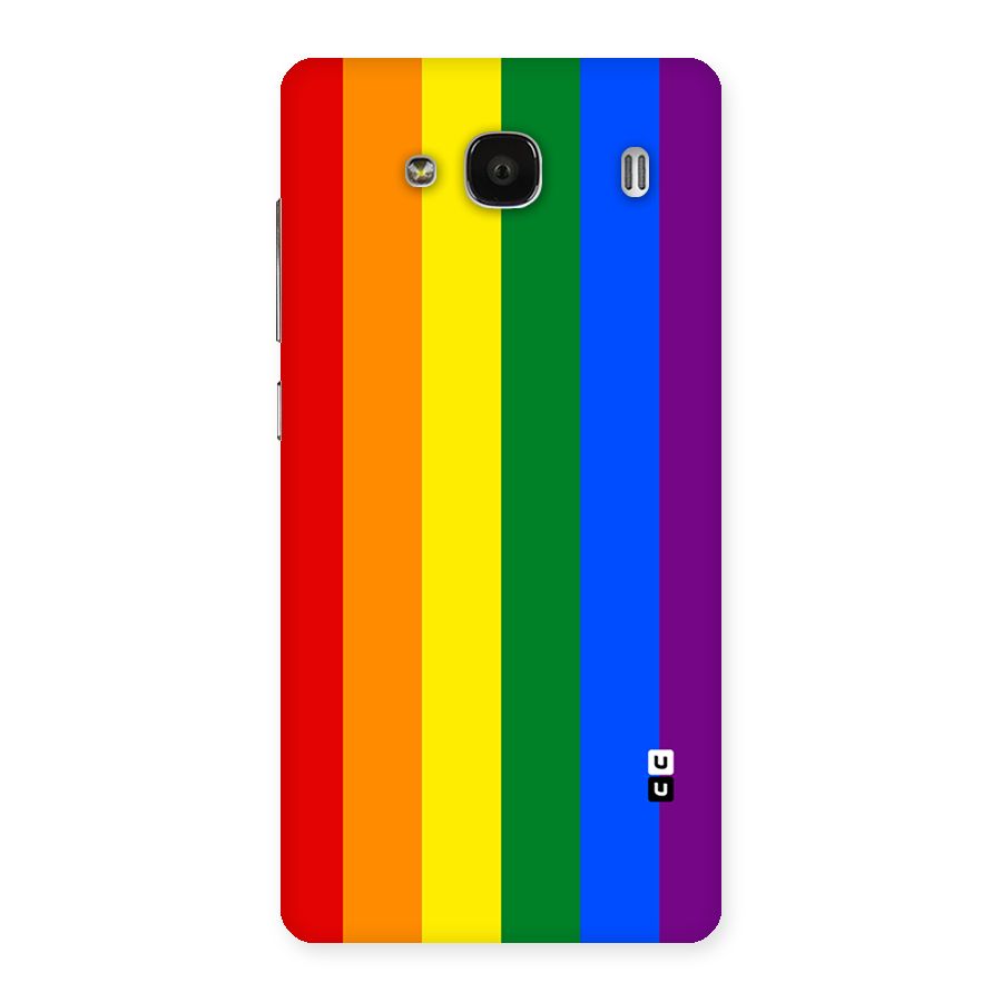 Pride Rainbow Stripes Back Case for Redmi 2