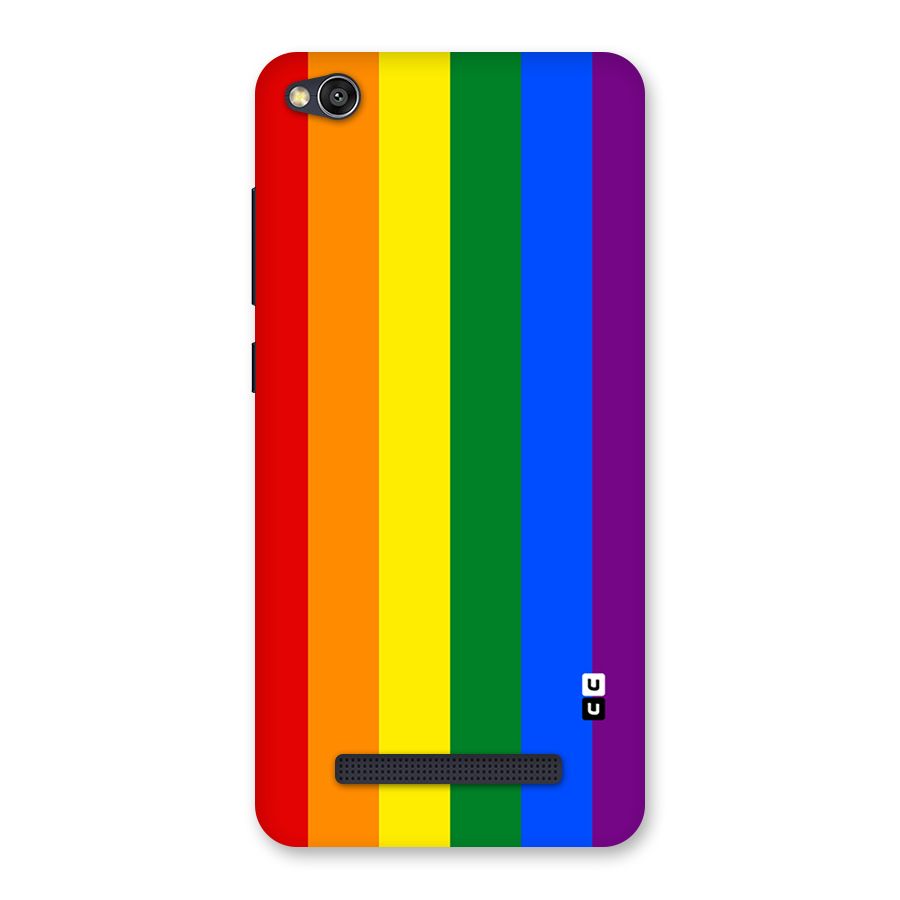 Pride Rainbow Stripes Back Case for Redmi 4A