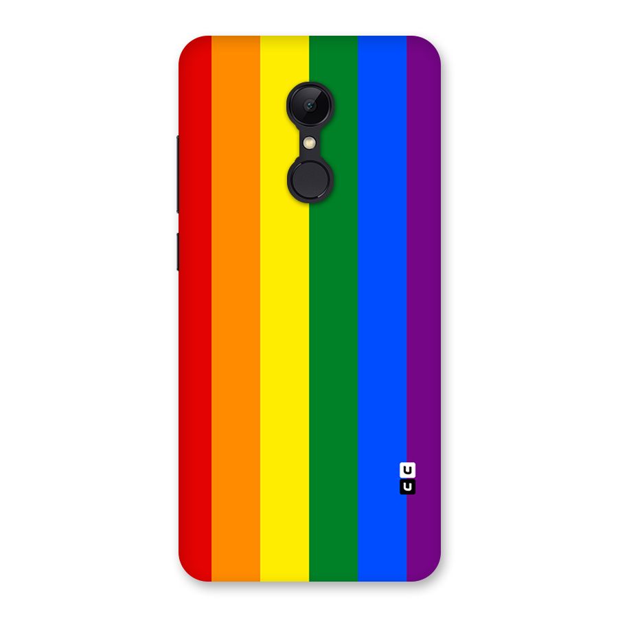 Pride Rainbow Stripes Back Case for Redmi 5