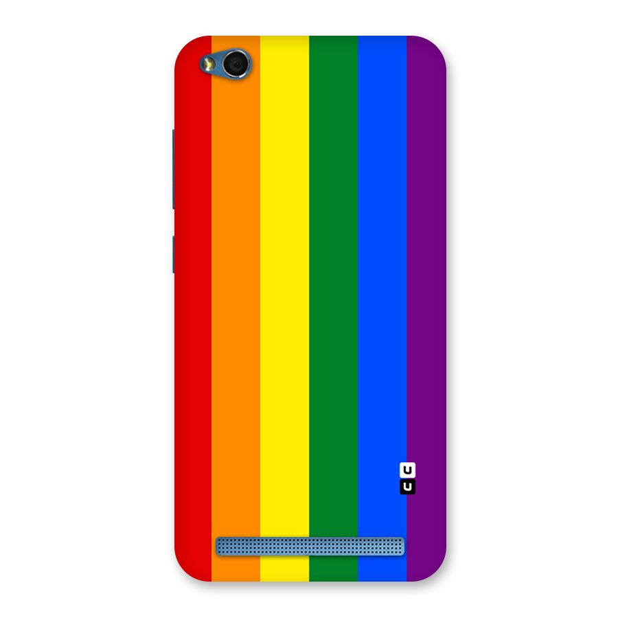 Pride Rainbow Stripes Back Case for Redmi 5A