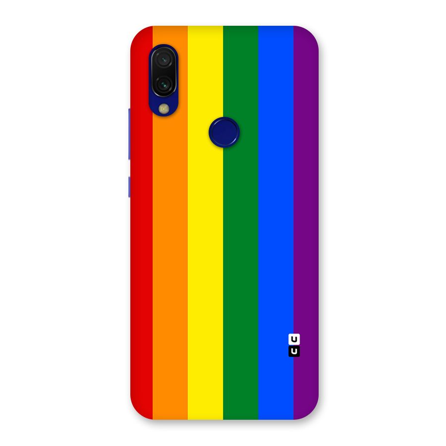Pride Rainbow Stripes Back Case for Redmi 7