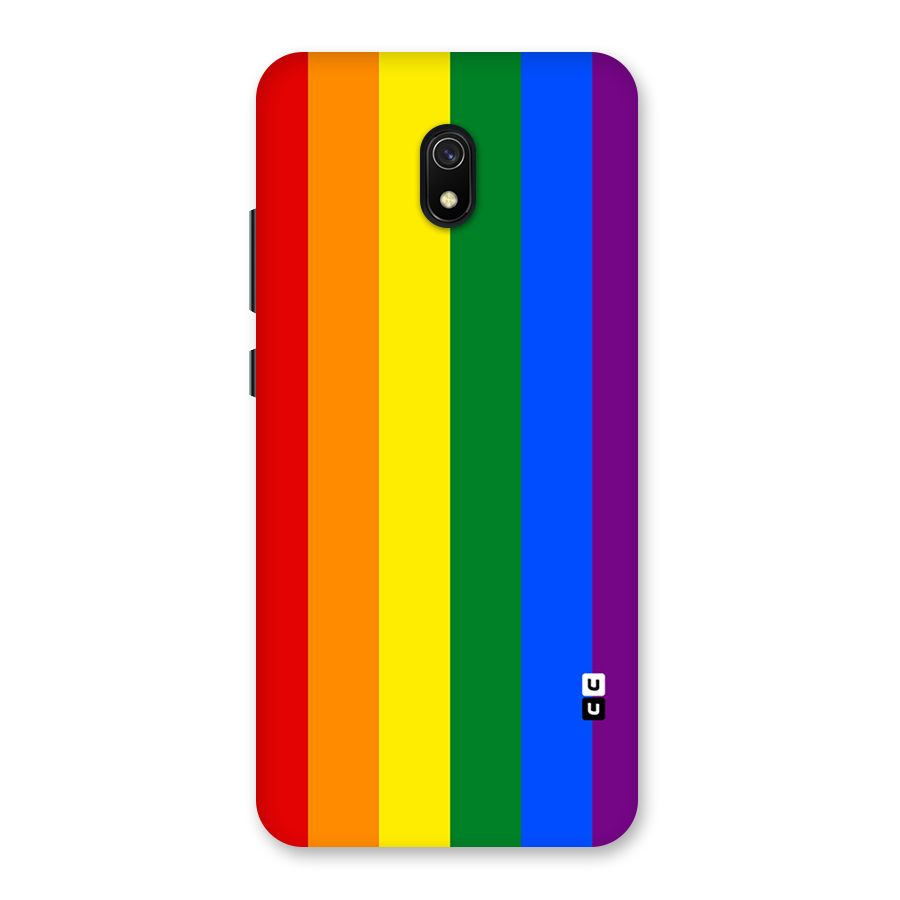 Pride Rainbow Stripes Back Case for Redmi 8A