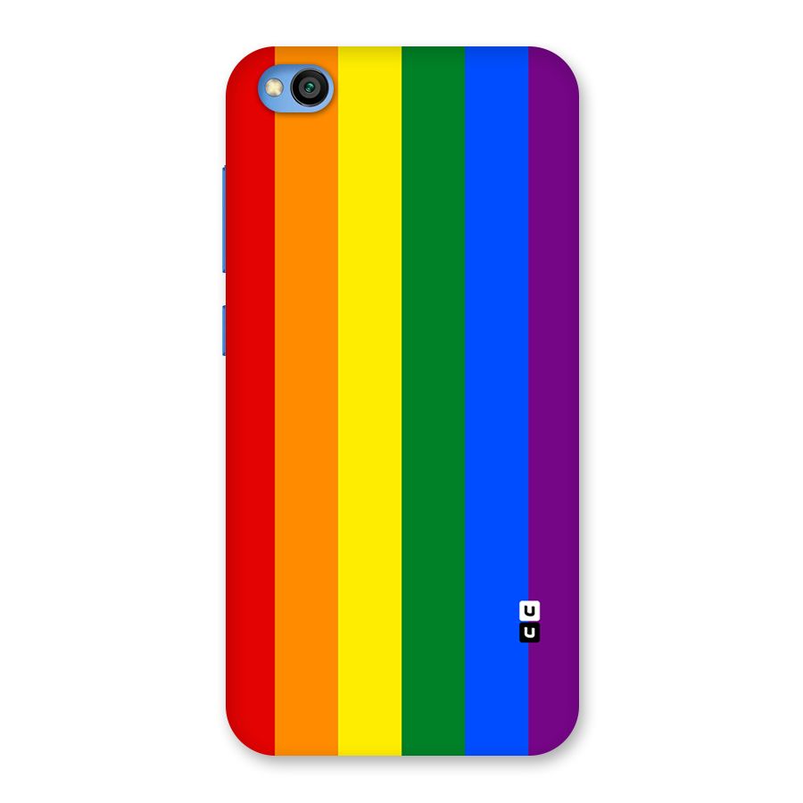 Pride Rainbow Stripes Back Case for Redmi Go