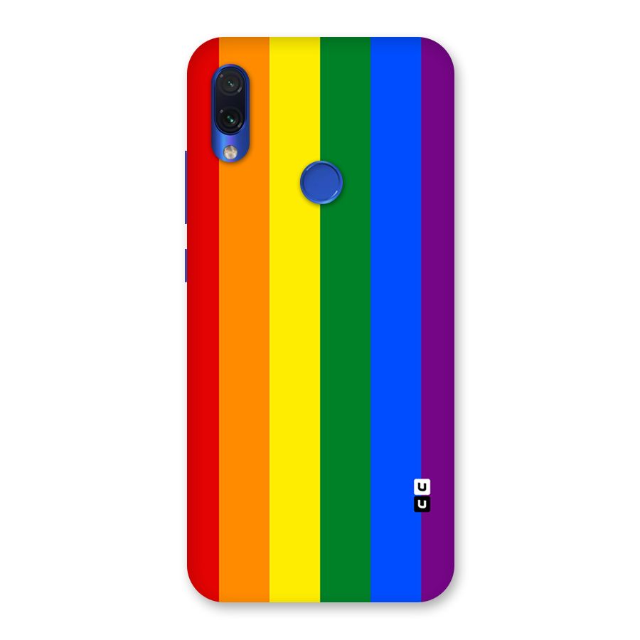 Pride Rainbow Stripes Back Case for Redmi Note 7