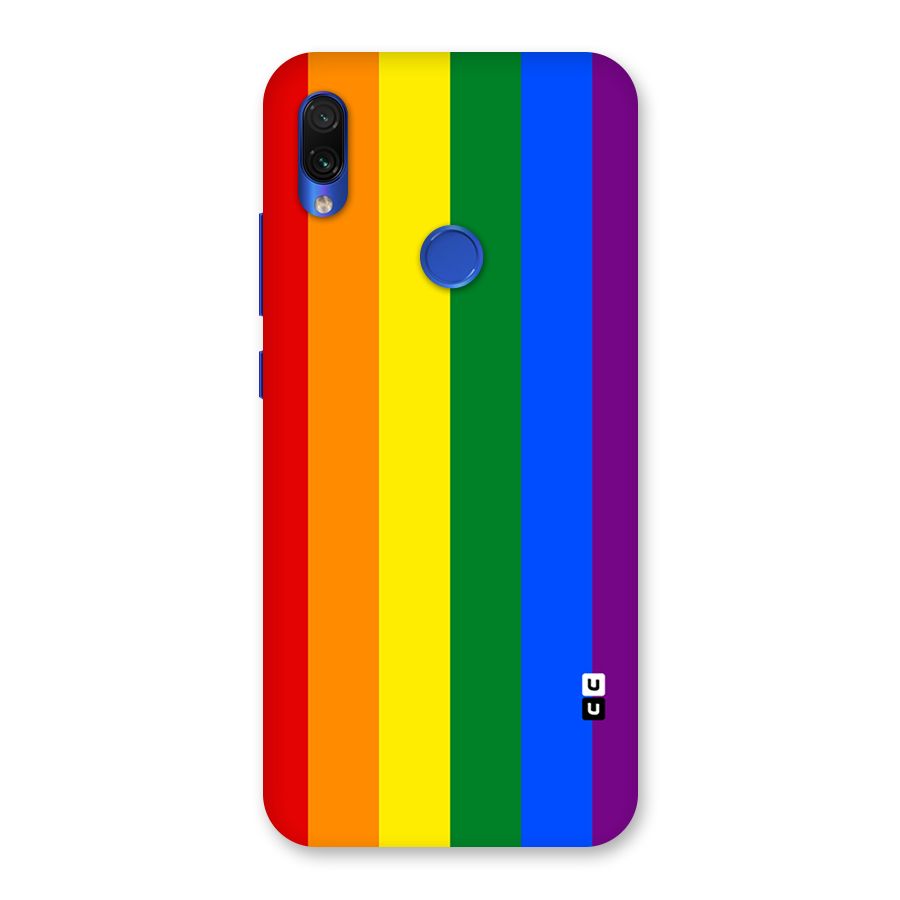 Pride Rainbow Stripes Back Case for Redmi Note 7S