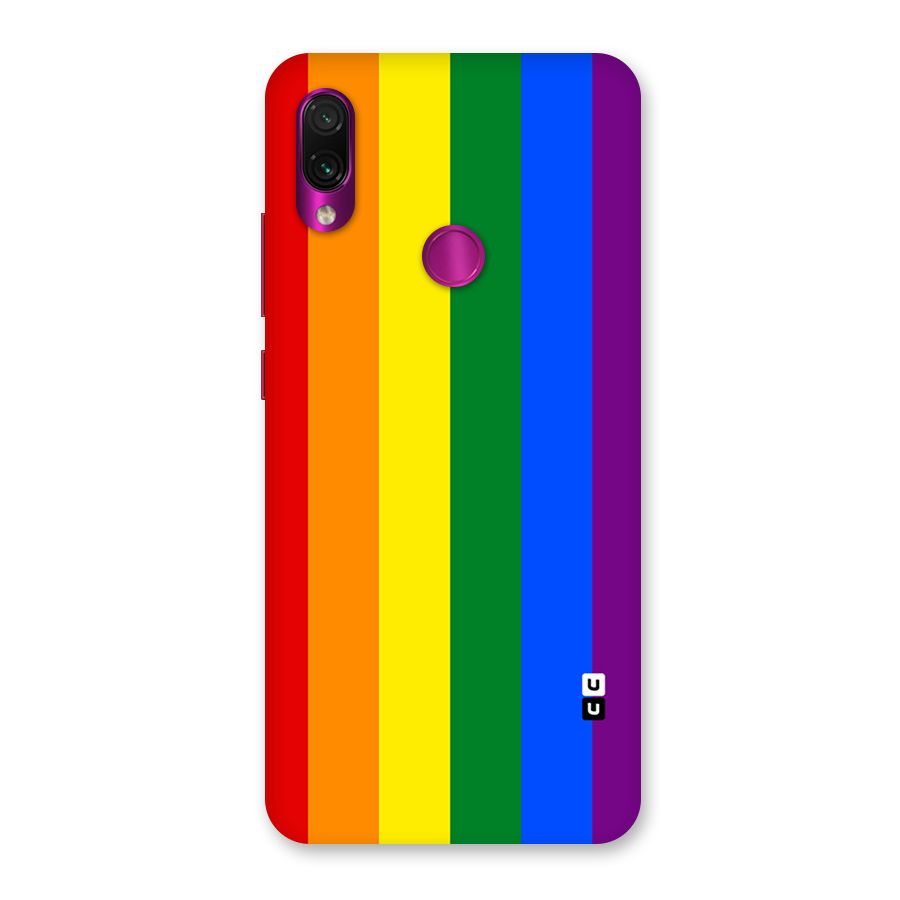 Pride Rainbow Stripes Back Case for Redmi Note 7 Pro
