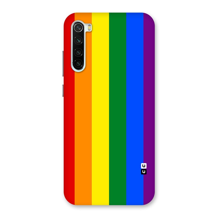 Pride Rainbow Stripes Back Case for Redmi Note 8