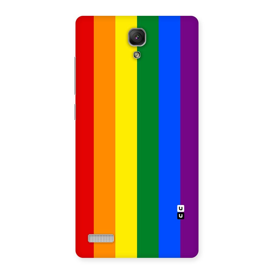 Pride Rainbow Stripes Back Case for Redmi Note Prime