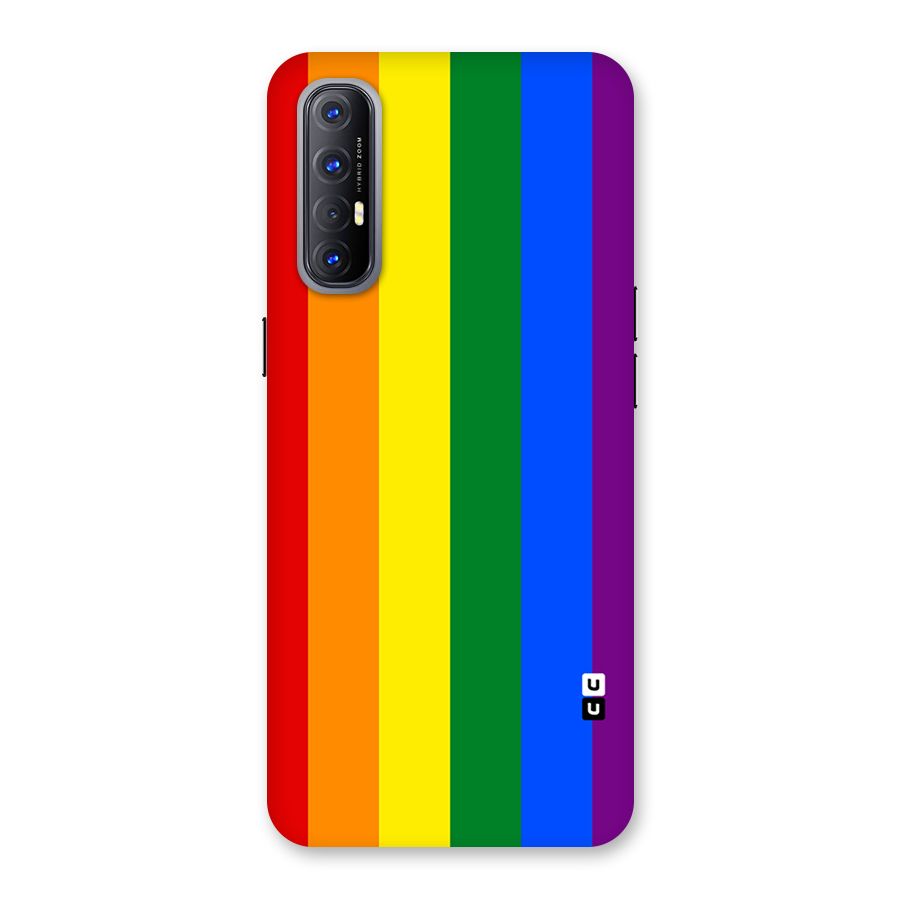 Pride Rainbow Stripes Back Case for Reno3 Pro
