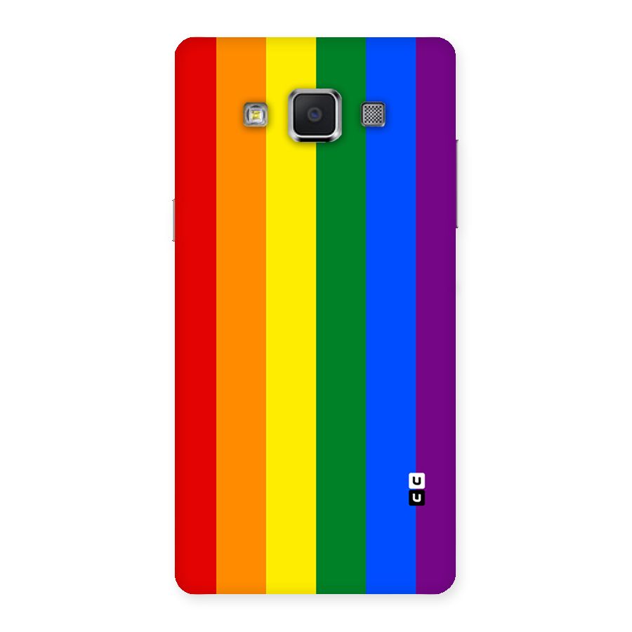 Pride Rainbow Stripes Back Case for Samsung Galaxy A5