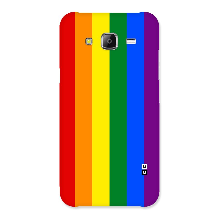 Pride Rainbow Stripes Back Case for Samsung Galaxy J2 Prime