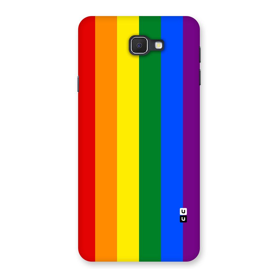 Pride Rainbow Stripes Back Case for Samsung Galaxy J7 Prime