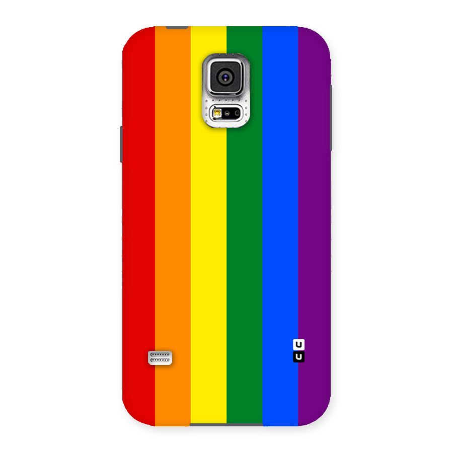 Pride Rainbow Stripes Back Case for Samsung Galaxy S5