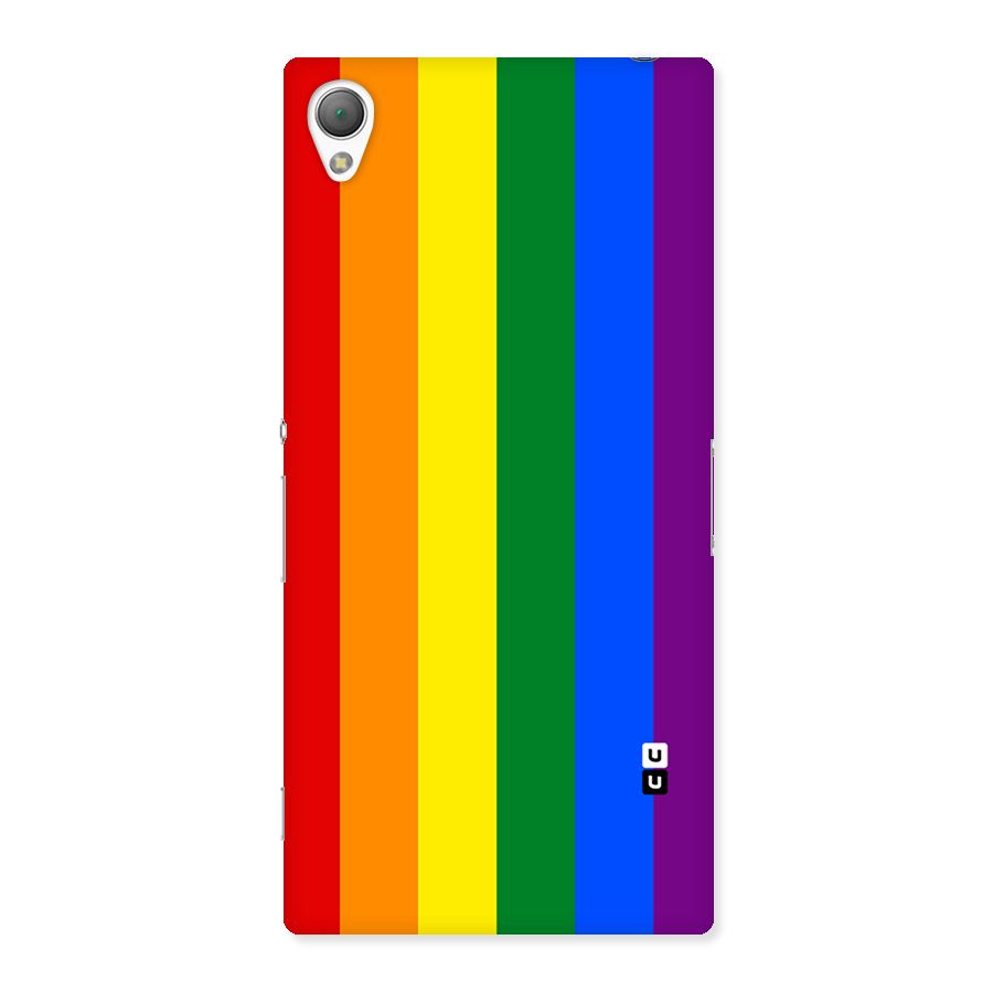 Pride Rainbow Stripes Back Case for Sony Xperia Z3