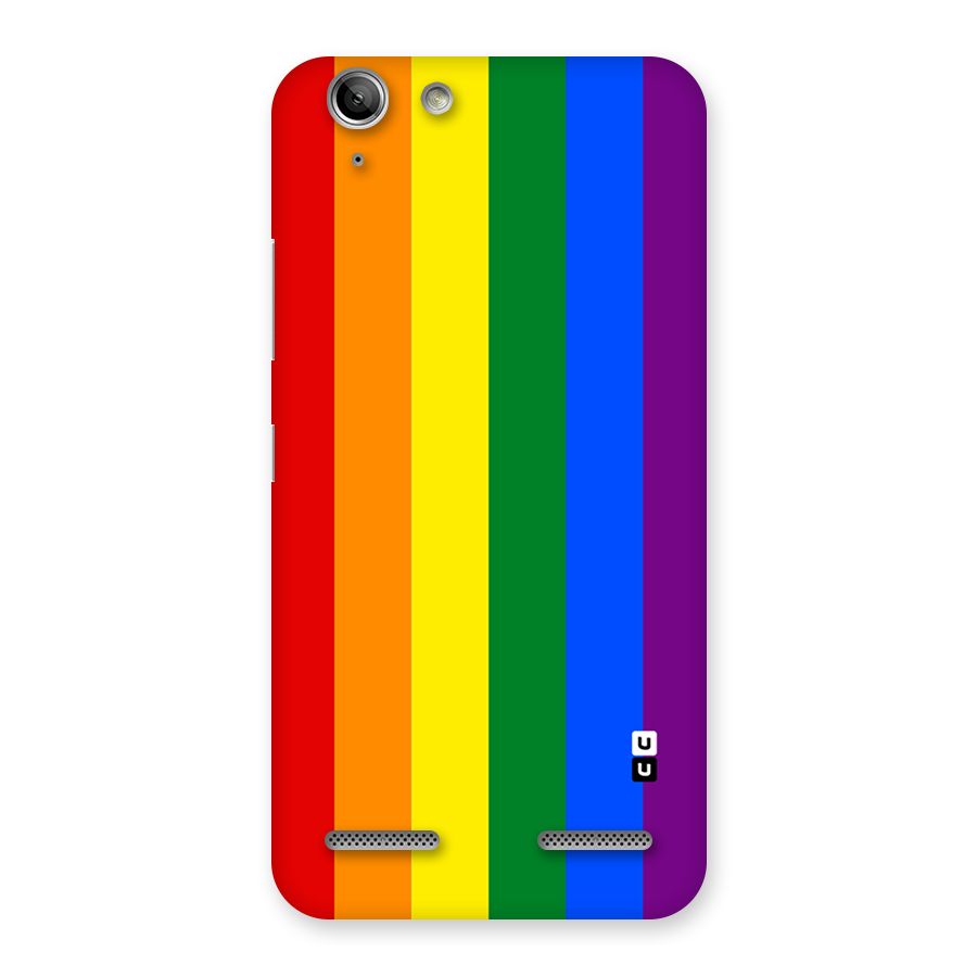 Pride Rainbow Stripes Back Case for Vibe K5 Plus