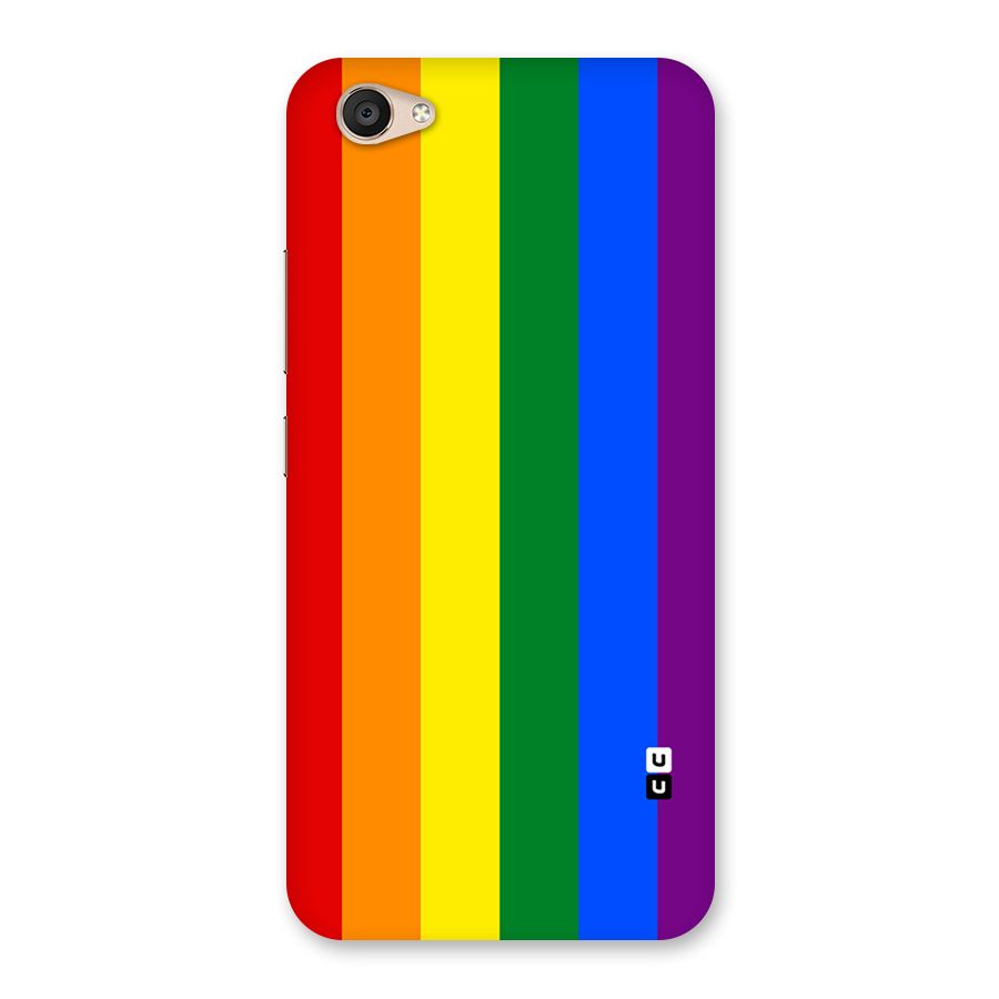 Pride Rainbow Stripes Back Case for Vivo V5 Plus