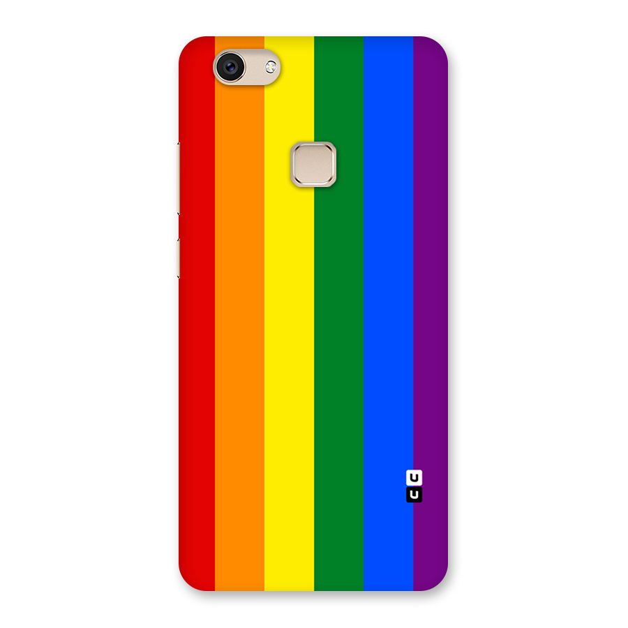 Pride Rainbow Stripes Back Case for Vivo V7