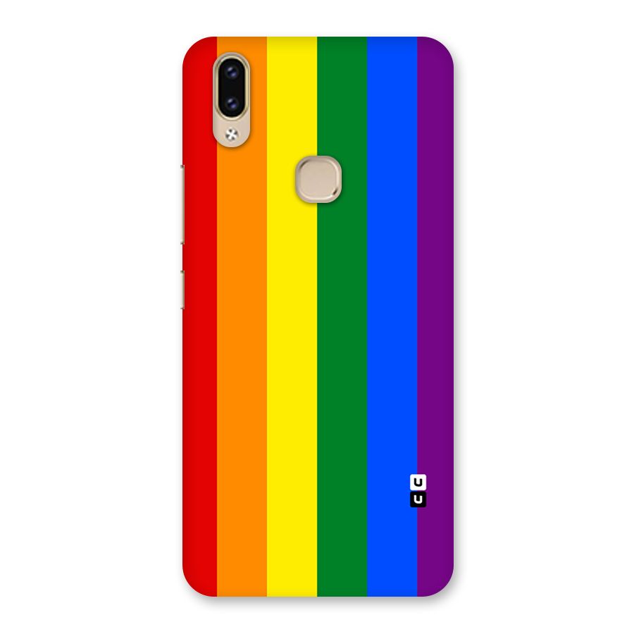 Pride Rainbow Stripes Back Case for Vivo V9 Youth