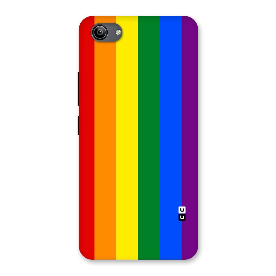 Pride Rainbow Stripes Back Case for Vivo Y81i