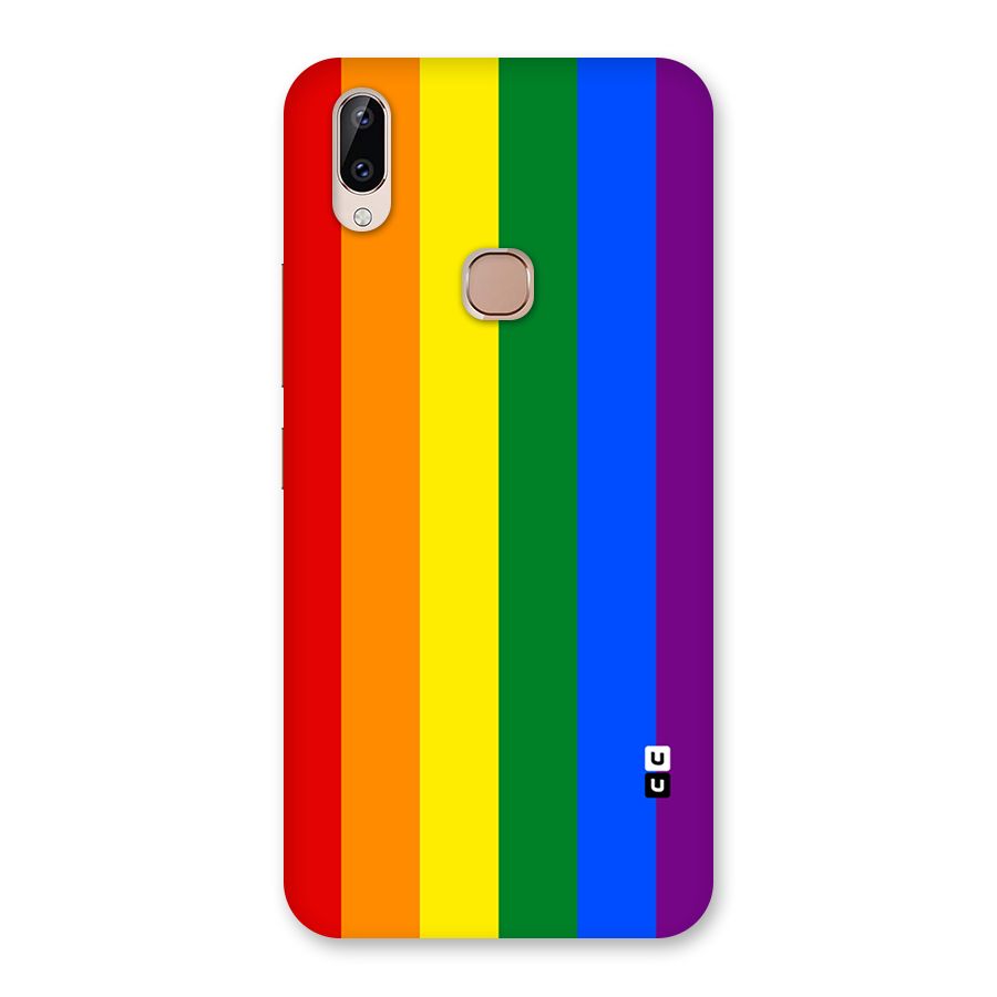 Pride Rainbow Stripes Back Case for Vivo Y83 Pro