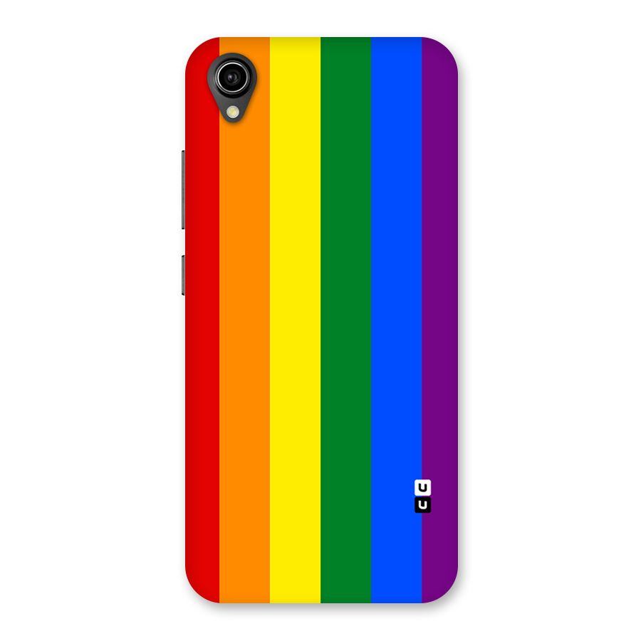 Pride Rainbow Stripes Back Case for Vivo Y90