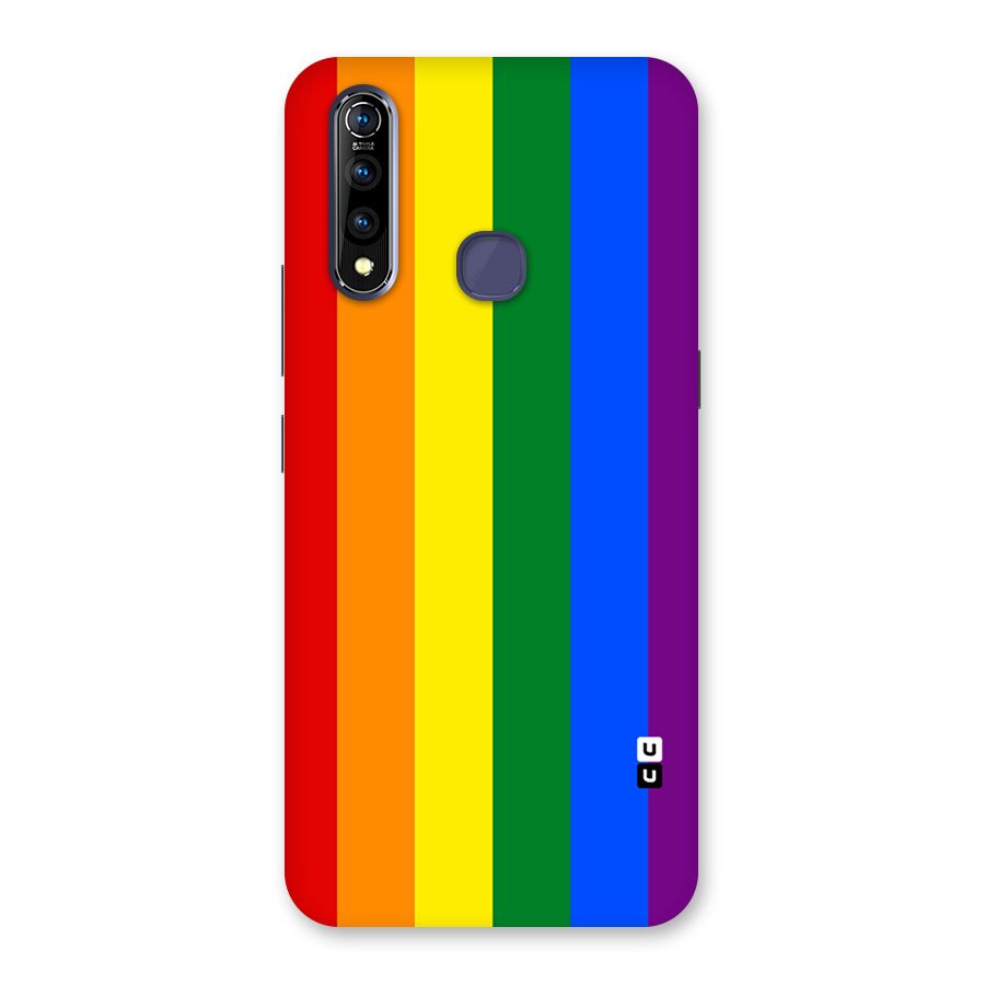 Pride Rainbow Stripes Back Case for Vivo Z1 Pro