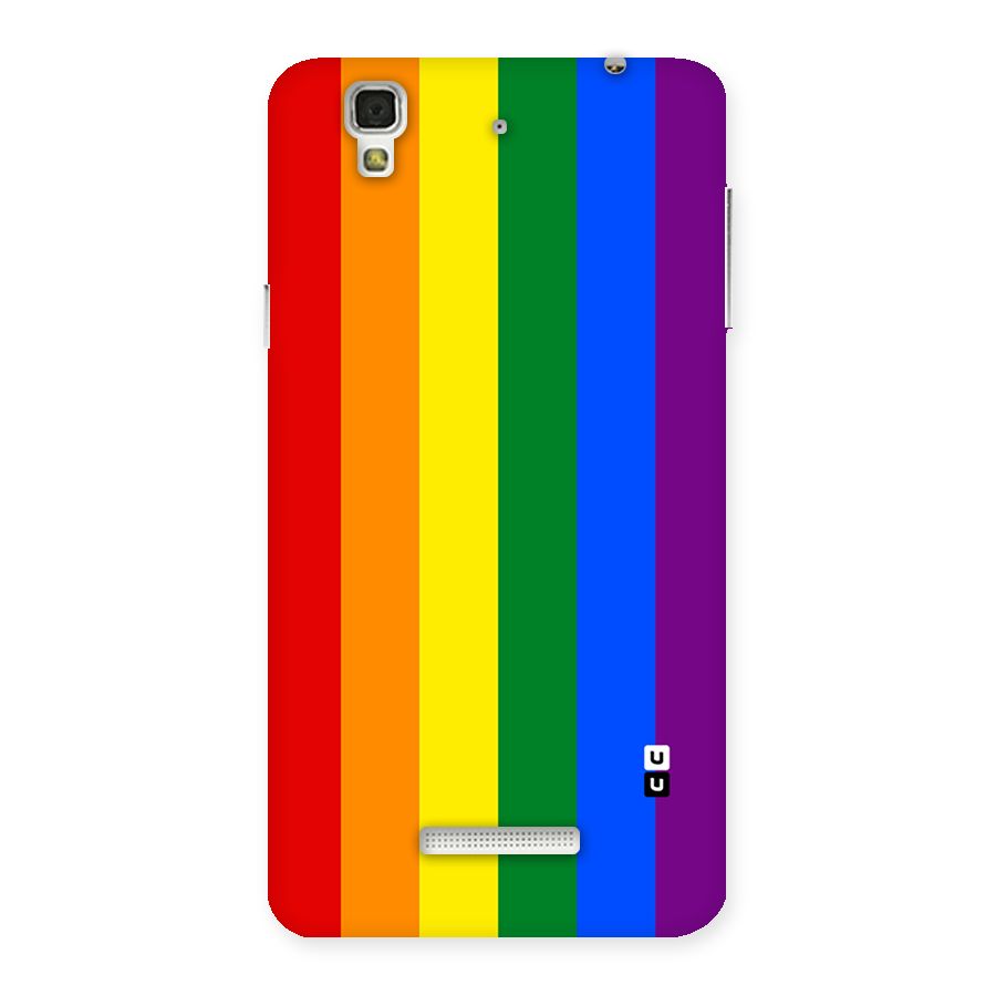 Pride Rainbow Stripes Back Case for YU Yureka Plus