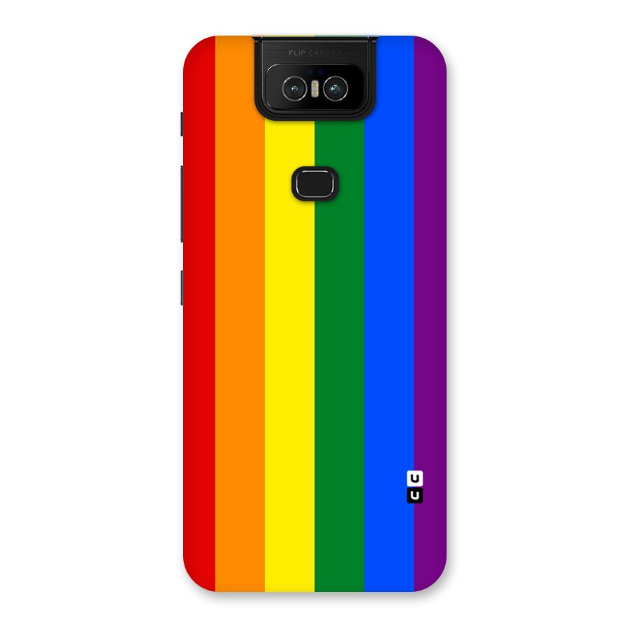 Pride Rainbow Stripes Back Case for Zenfone 6z