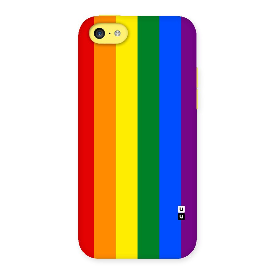 Pride Rainbow Stripes Back Case for iPhone 5C