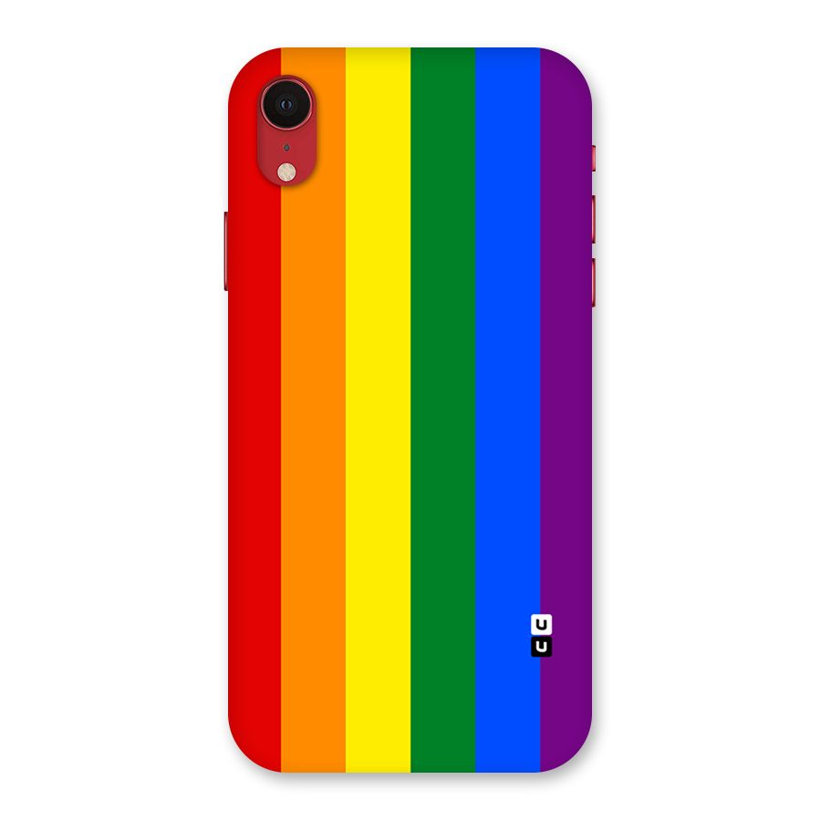 Pride Rainbow Stripes Back Case for iPhone XR