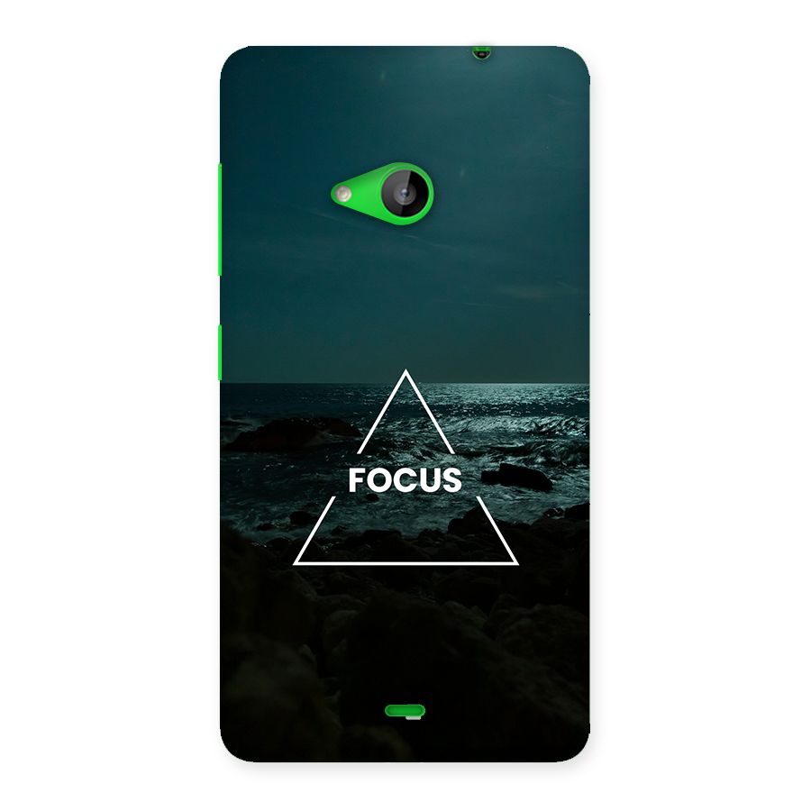 Prime Focus Back Case for Lumia 535