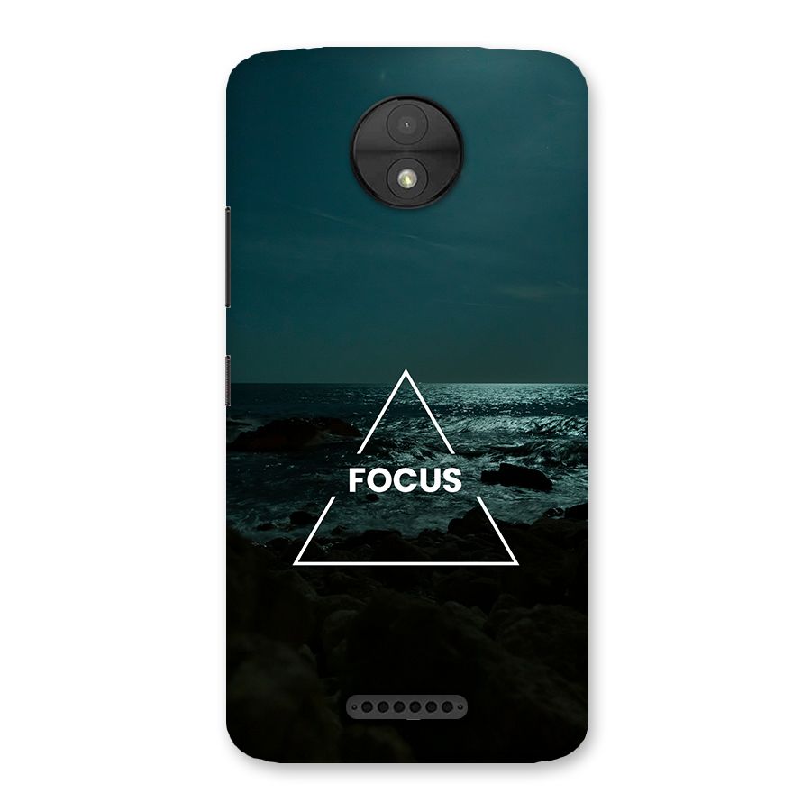 Prime Focus Back Case for Moto C