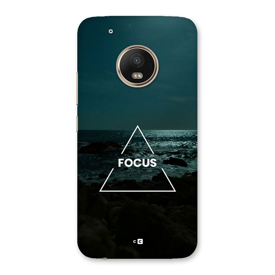 Prime Focus Back Case for Moto G5 Plus