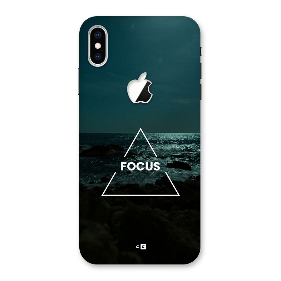 Prime Focus Back Case for iPhone XS Max Apple Cut