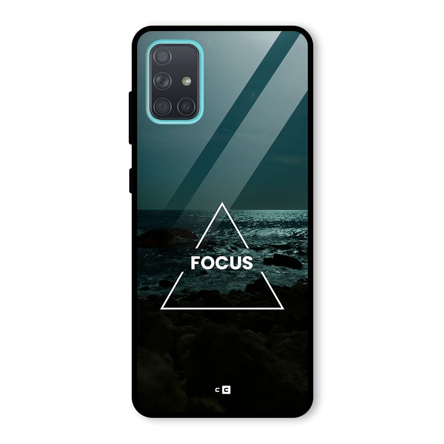 Prime Focus Glass Back Case for Galaxy A71