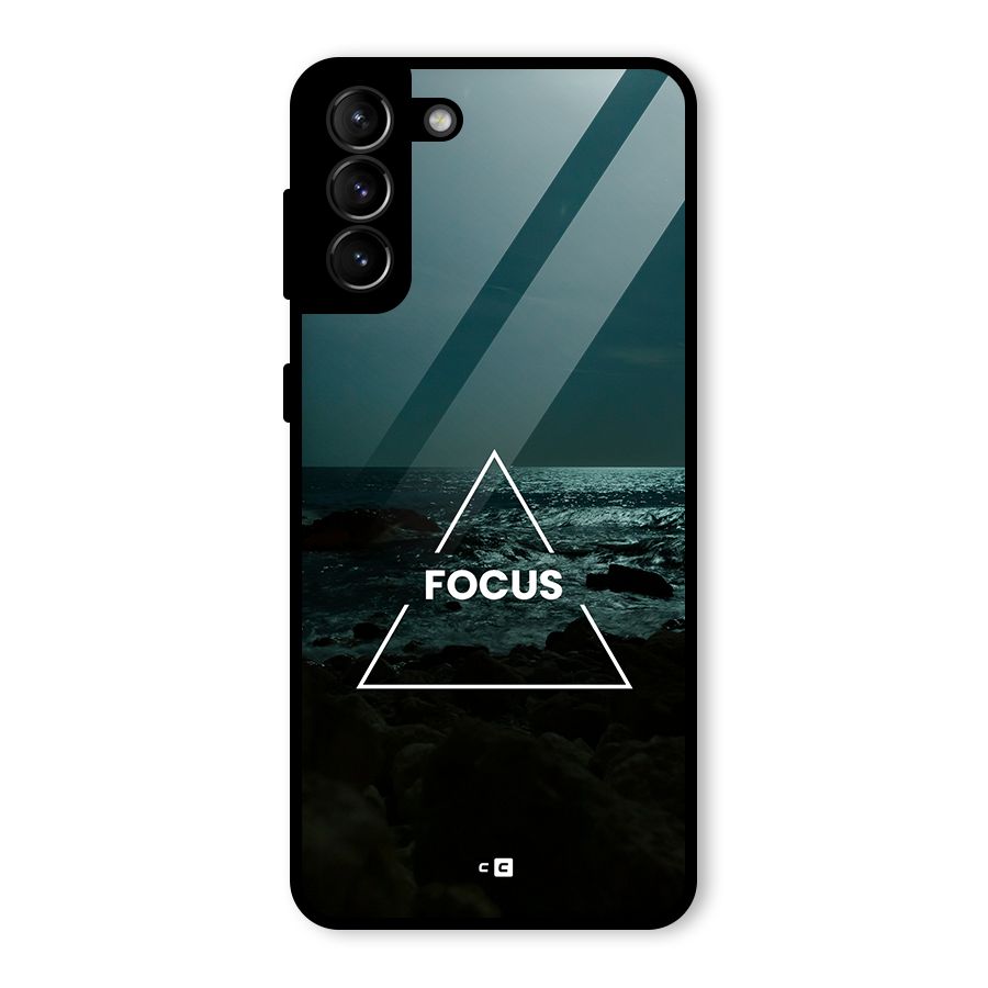 Prime Focus Glass Back Case for Galaxy S21 Plus
