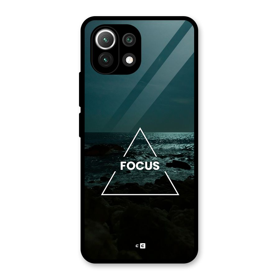 Prime Focus Glass Back Case for Mi 11 Lite NE 5G