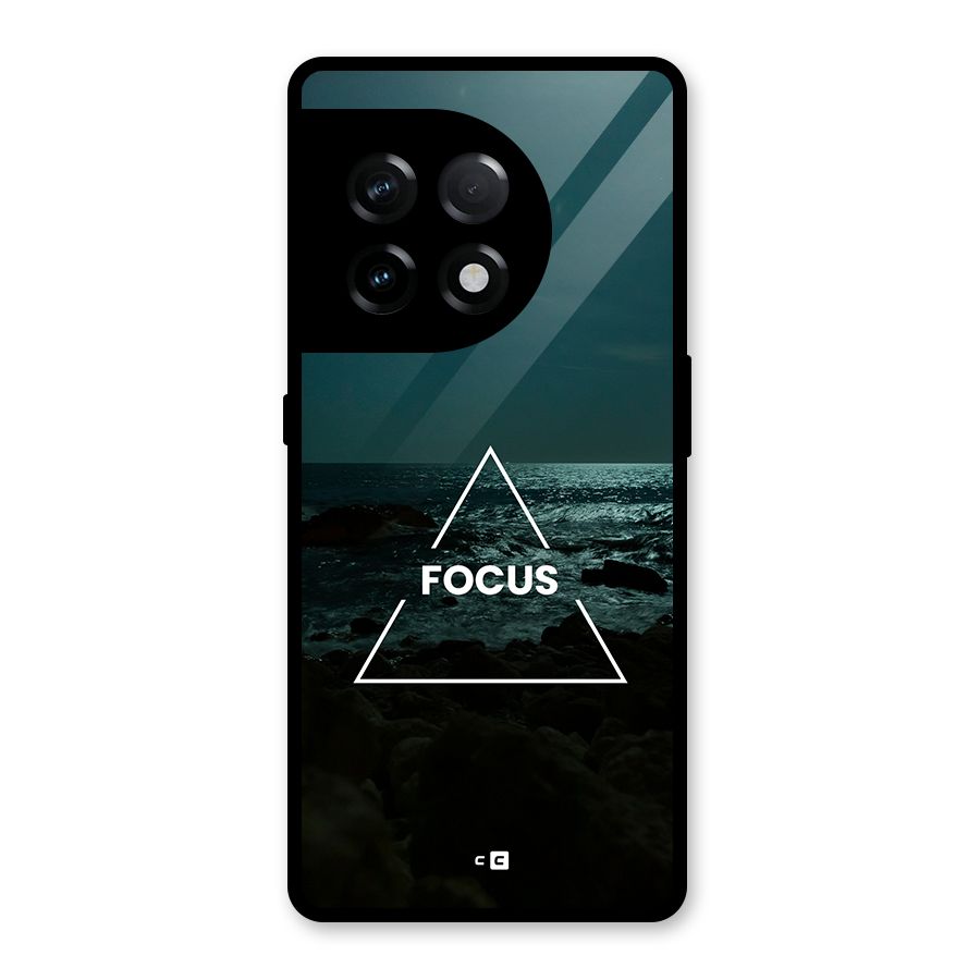 Prime Focus Glass Back Case for OnePlus 11R