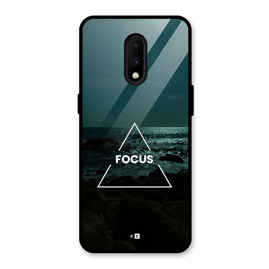 Prime Focus Glass Back Case for OnePlus 7