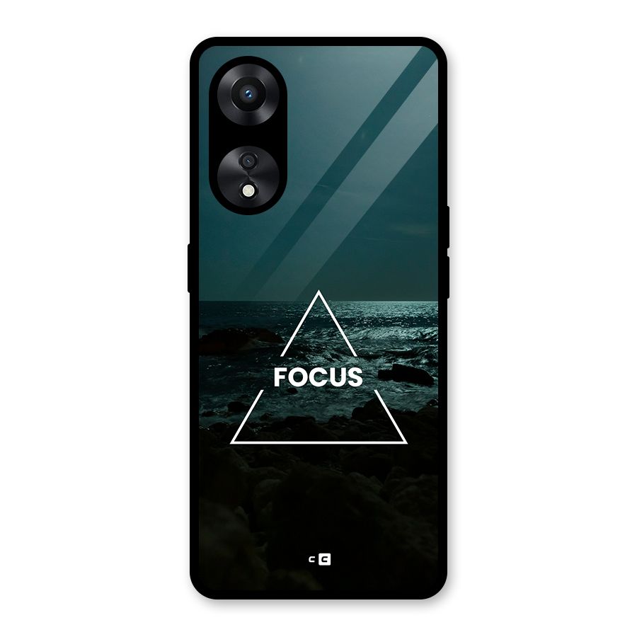 Prime Focus Glass Back Case for Oppo A78