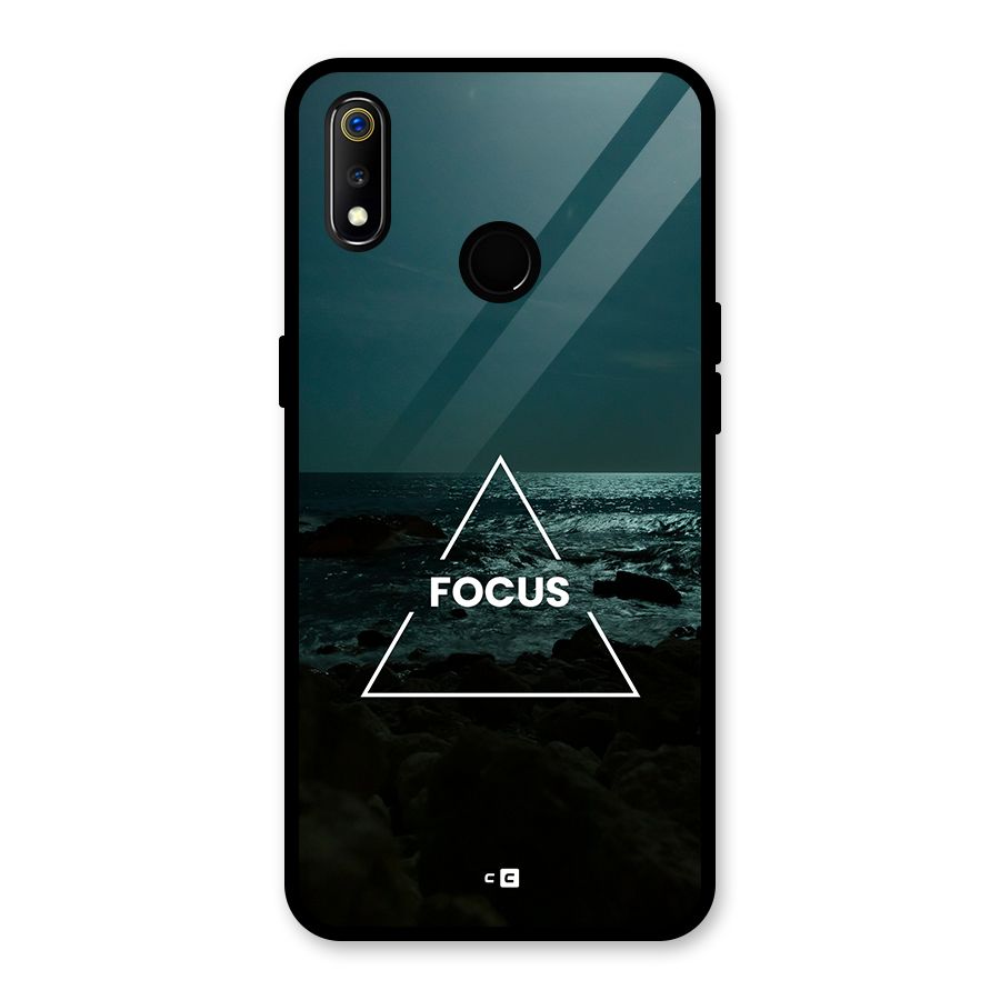 Prime Focus Glass Back Case for Realme 3i